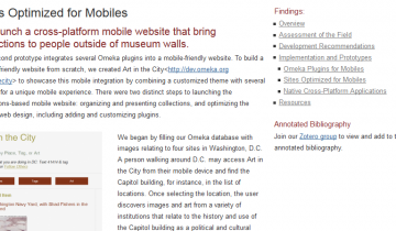 Mobile for Museums